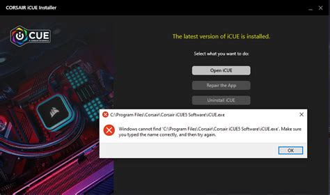 icuq|Uninstalling iCue or repairing. : r/Corsair